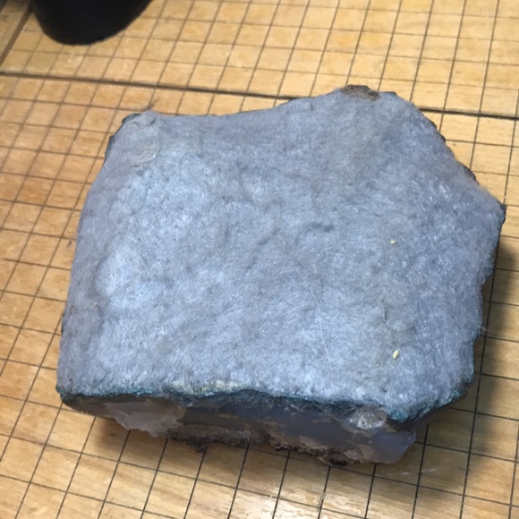 Amethyst Crystal Geode Tea Light Candle Holder 1lb 15oz Felted Base 4.75”x 4” - Picture 7 of 10